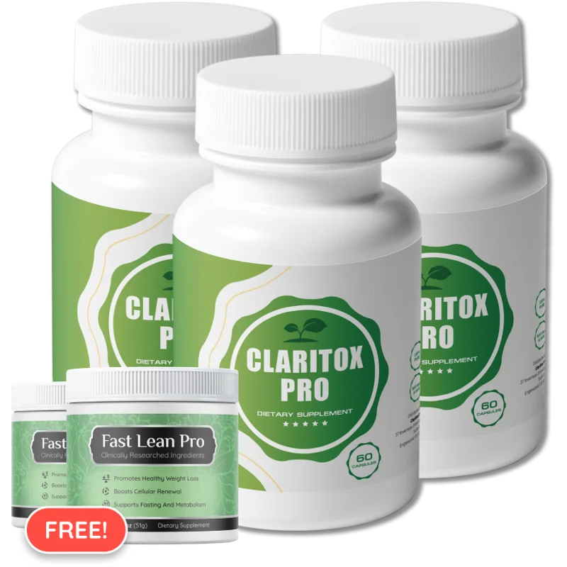 Claritox Pro Cognitive Health — 3 Bottle / 90 Day Pack